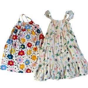 Hanna‎ Andersson Dresses Lot of 2 Sleeveless Tank Dress Youth Size 6-7